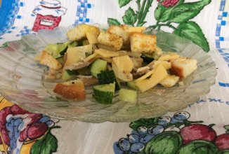 "Гренский" салат 🥗 🥖🧀