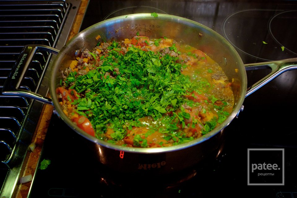 Лапша из тыквы с томатным рагу - Шаг 9