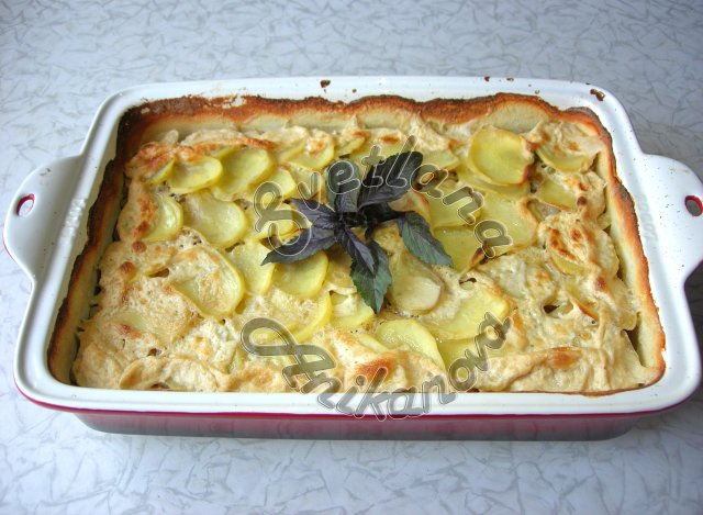 Очень Нежная КАРТОФЕЛЬНАЯ ЗАПЕКАНКА с Грибами в Сливках