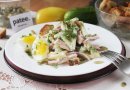 Салат "Осенний" с ветчиной и яйцом