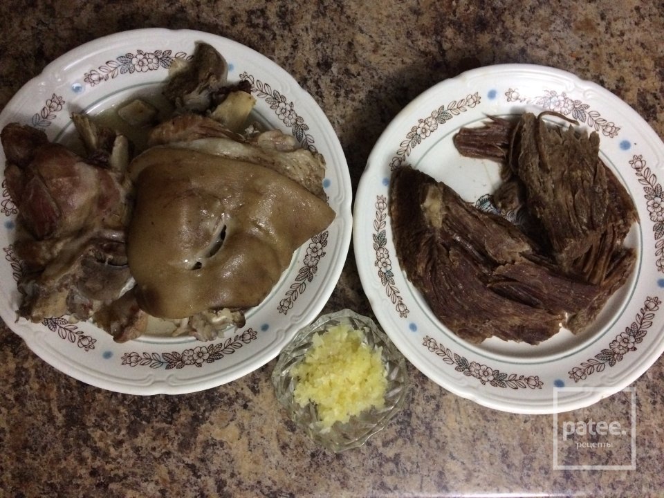 Холодец из говядины и свиной голени - Шаг 3