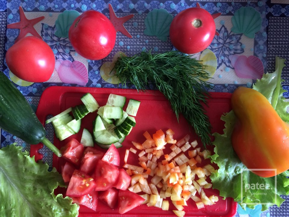 Салат 🥗 "Древо" - Шаг 2