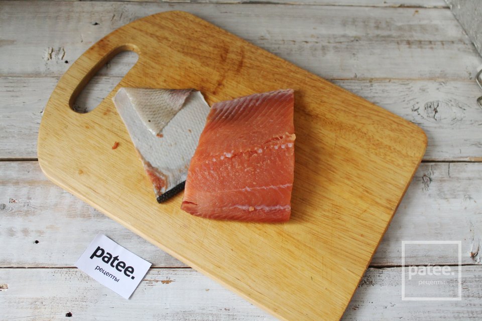 Паста с красной рыбой в сливочном соусе - Шаг 2