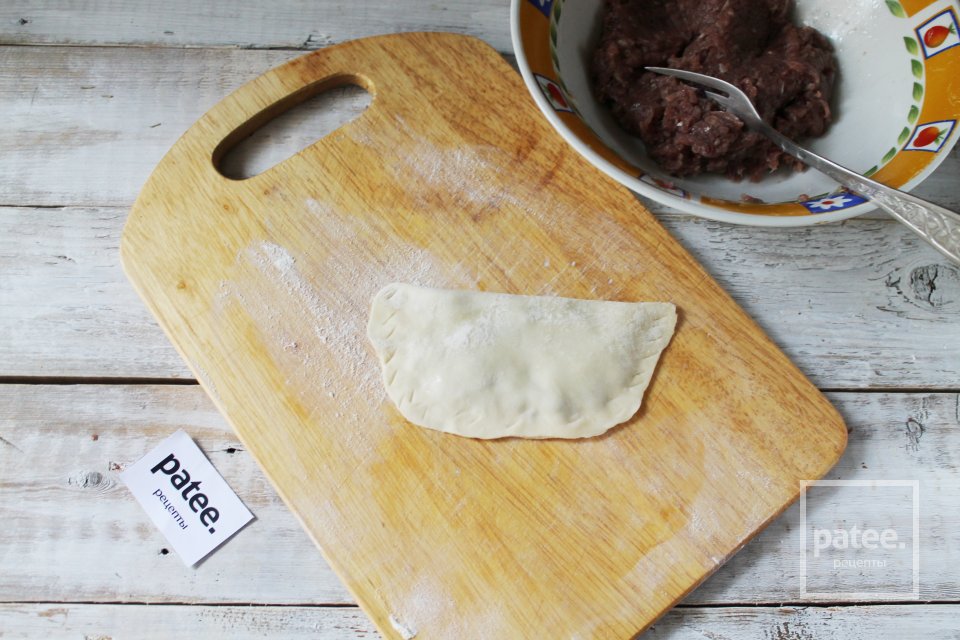 Кутабы с мясом - Шаг 13