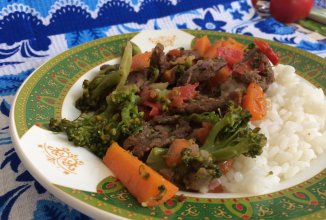 Баранина 🐑с овощами🥕