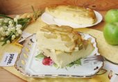 Творожная запеканка с яблоками