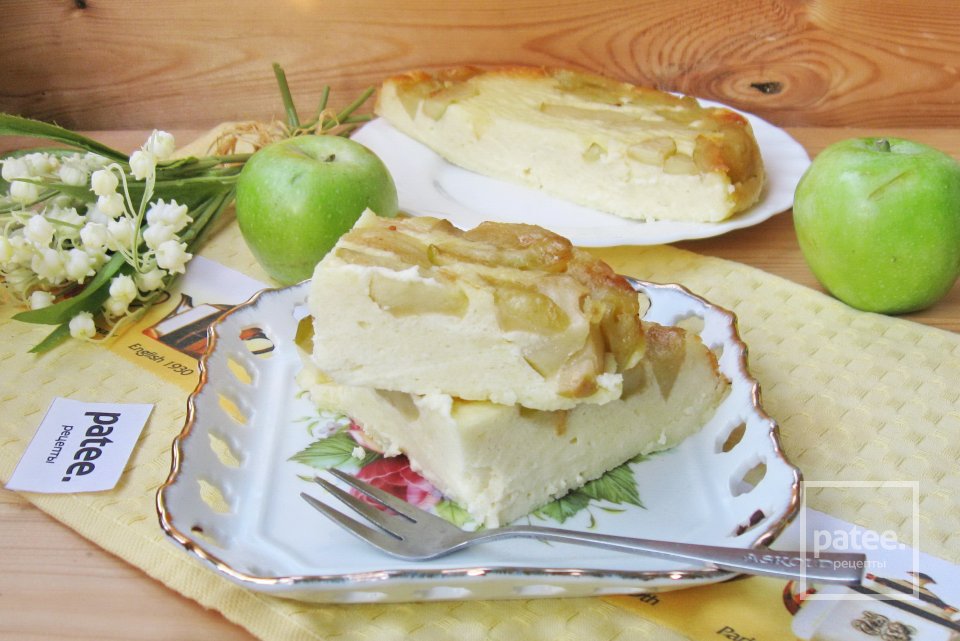 Творожная запеканка с яблоками - Шаг 15