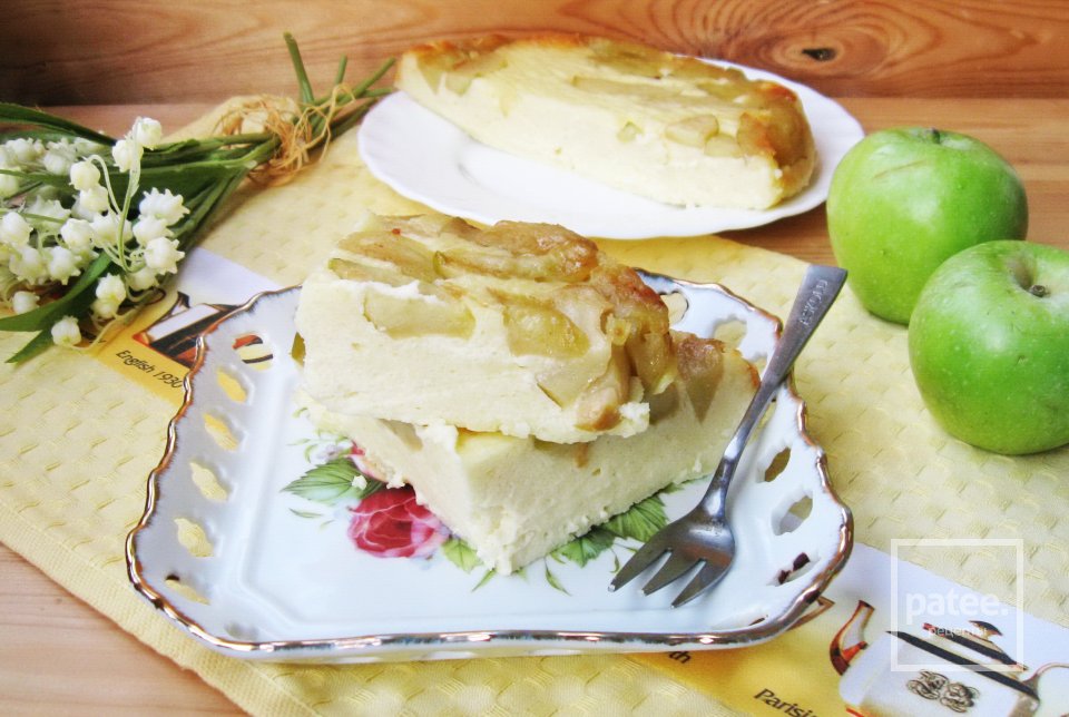 Творожная запеканка с яблоками - Шаг 16