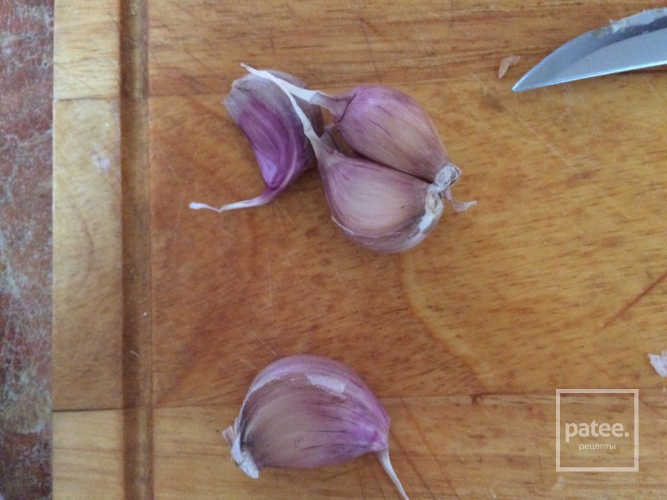 Кролик с шампиньонами, в смётано-чесночном соусе. - Шаг 5