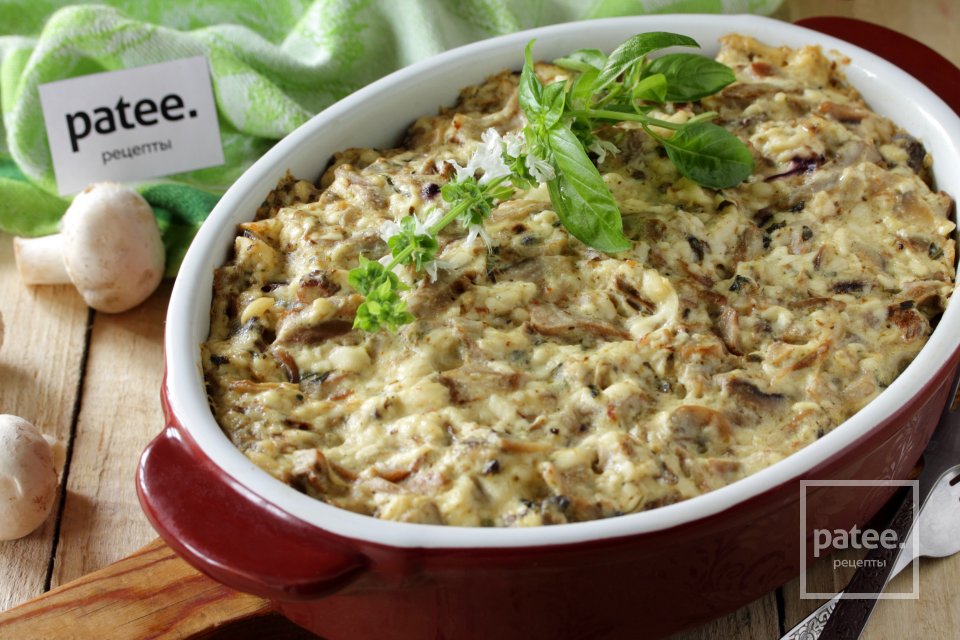 Картофель запеченный под сырно-грибным соусом - Шаг 15