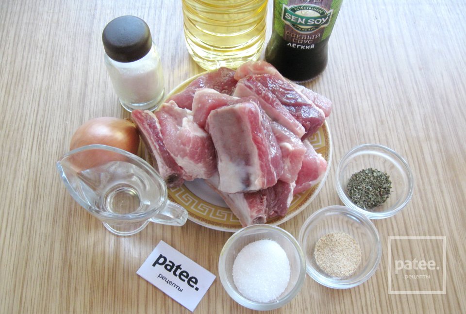 Свиные ребрышки по-домашнему - Шаг 1