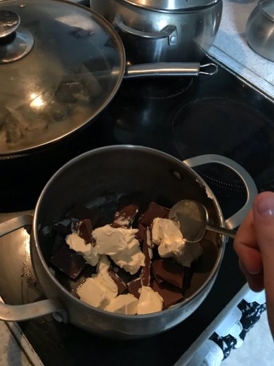 Чизкейк с брауни и Орео - Шаг 1