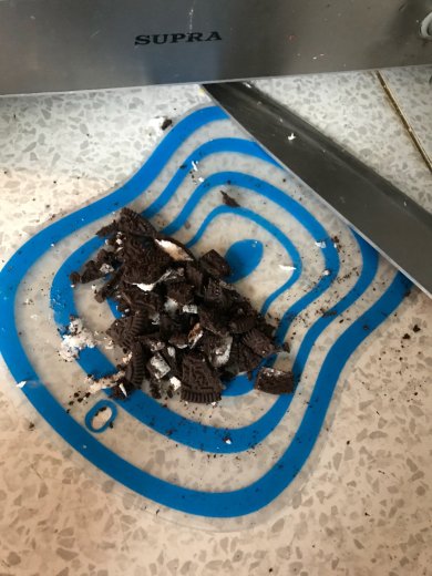 Чизкейк с брауни и Орео - Шаг 13