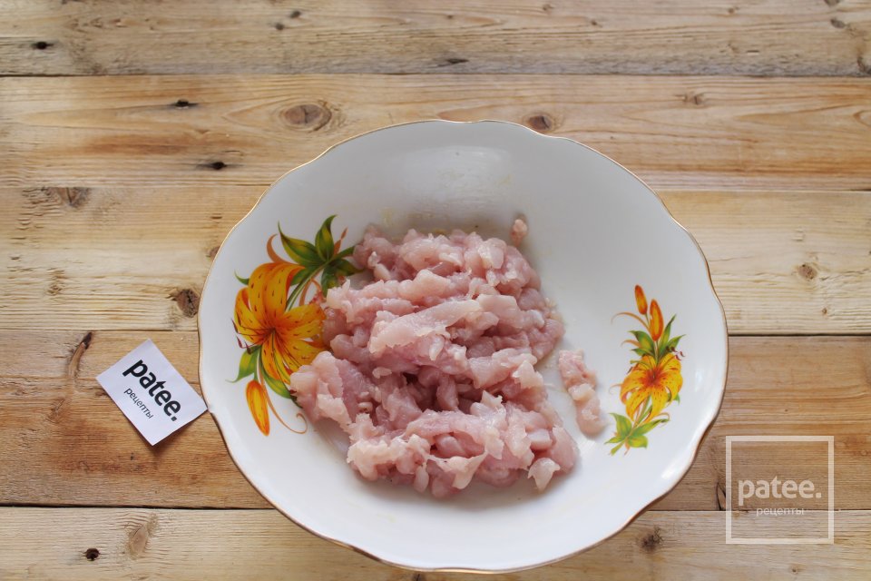 Котлеты куриные с грибами и сыром в духовке - Шаг 3