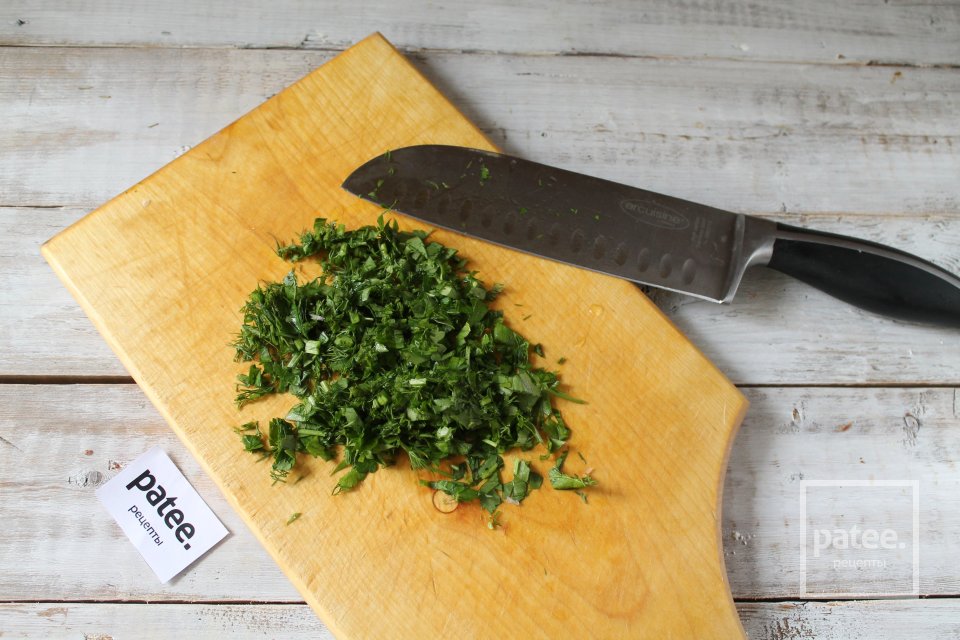 Кутабы с зеленью и сыром по-азербайджански - Шаг 5