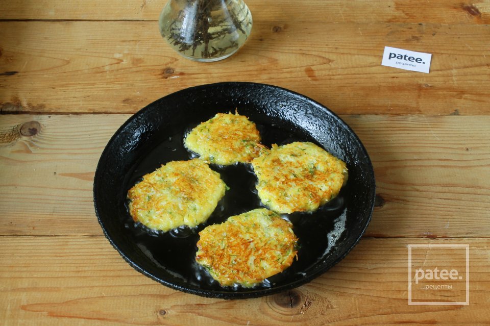 Картофельные драники с тыквой - Шаг 12