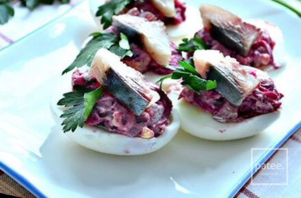 Салат "Ленивая шуба в корабликах" - Шаг 2