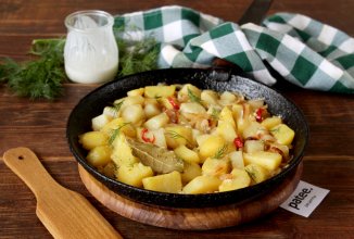 Картошка в кефире