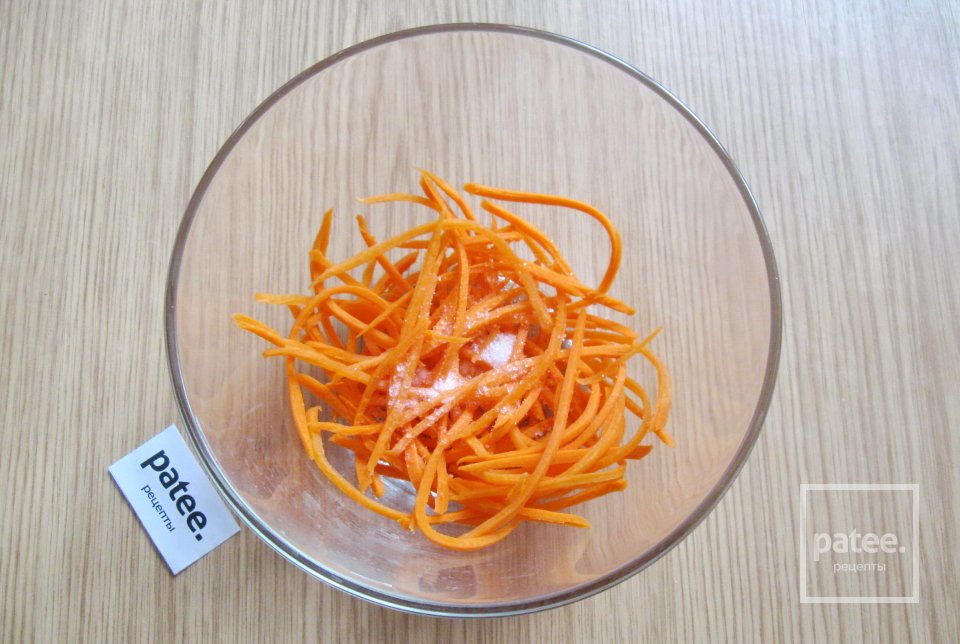 Острый салат из зеленых помидоров - Шаг 3