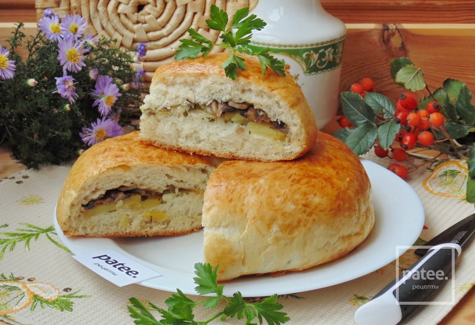 Пирог с картофелем и грибами - Шаг 22