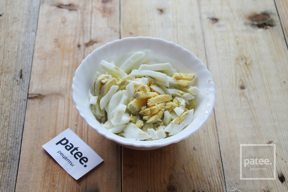 Салат "Полянка" с опятами - Шаг 13