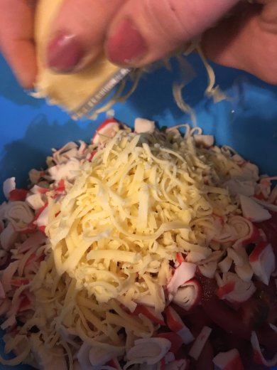 Салат с креветками - Шаг 4