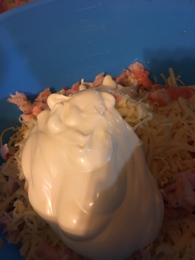 Салат с креветками - Шаг 6