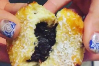 Сырники с темным шоколадом