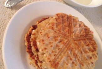 Пышные диетические творожные вафли