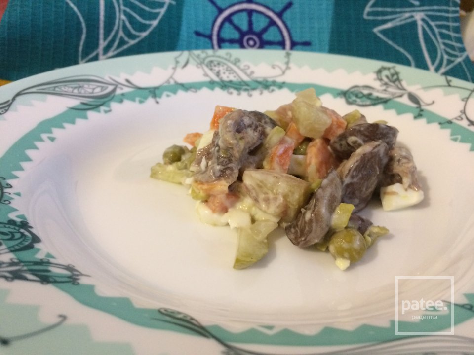 Салат 🥗 "принцесса 👸🏼на горошине🍈" - Шаг 4