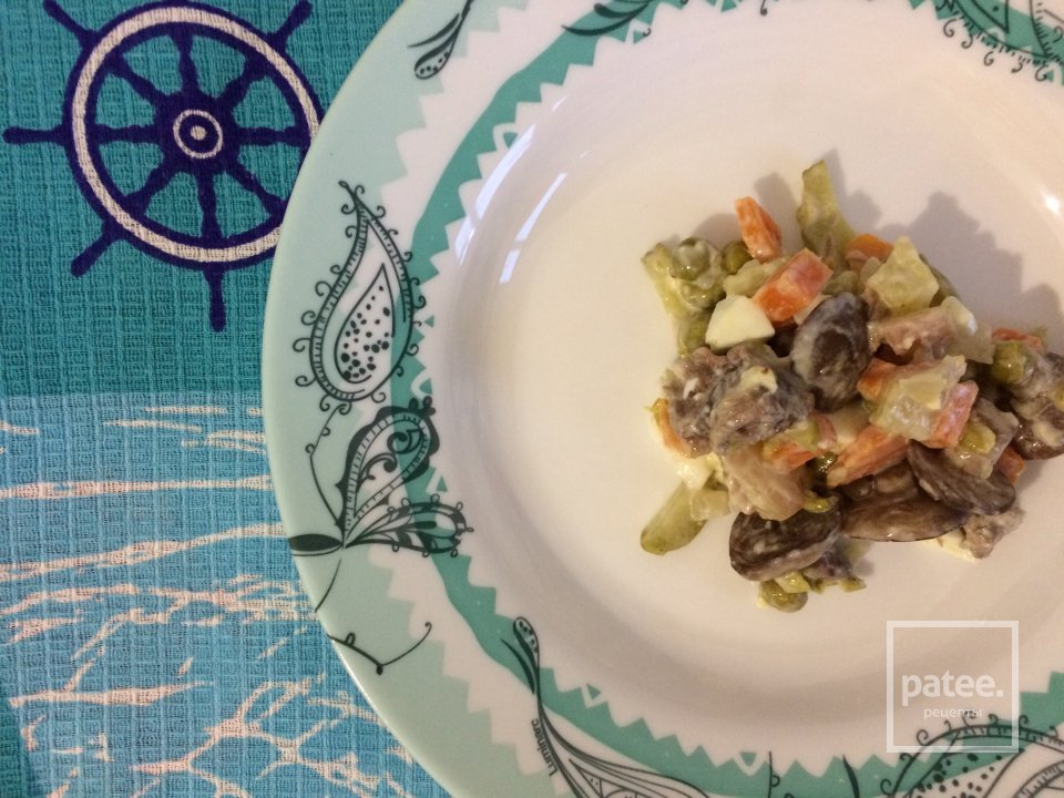 Салат 🥗 "принцесса 👸🏼на горошине🍈" - Шаг 5