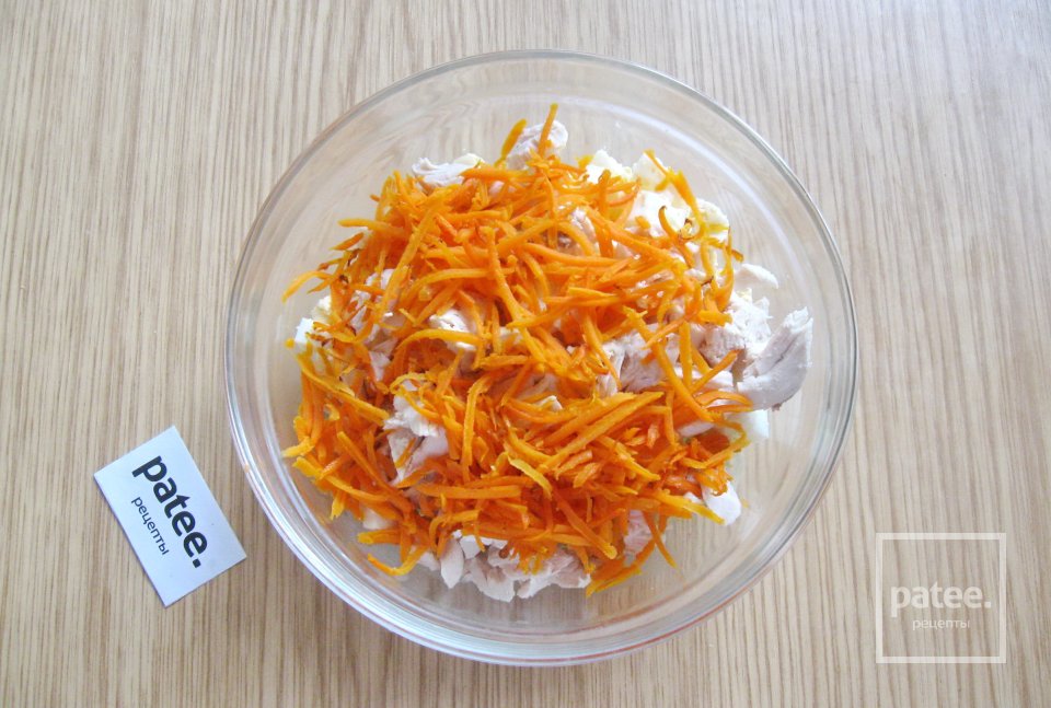 Салат из курицы с редькой "Архиерейский" - Шаг 9