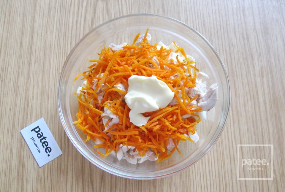 Салат из курицы с редькой "Архиерейский" - Шаг 10