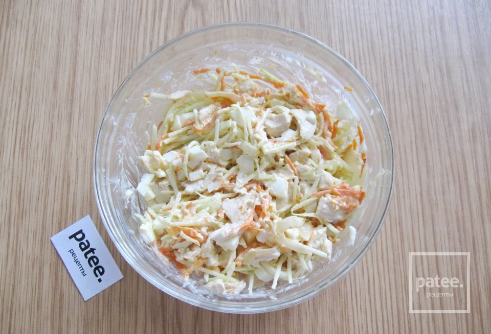 Салат из курицы с редькой "Архиерейский" - Шаг 11