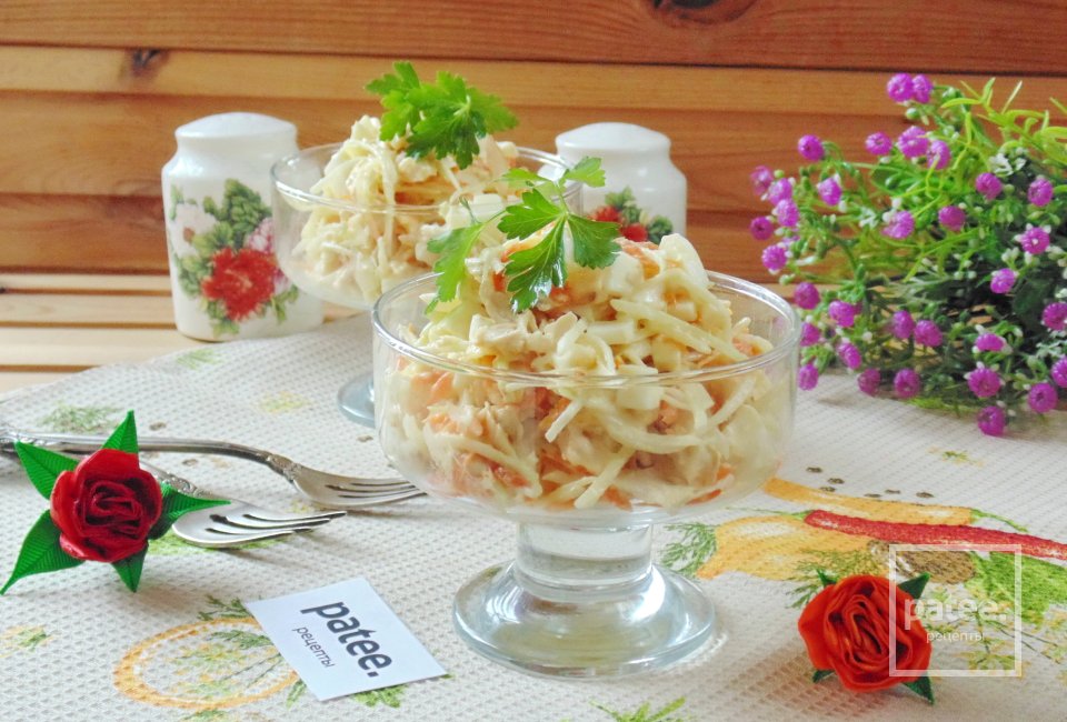 Салат из курицы с редькой "Архиерейский" - Шаг 12