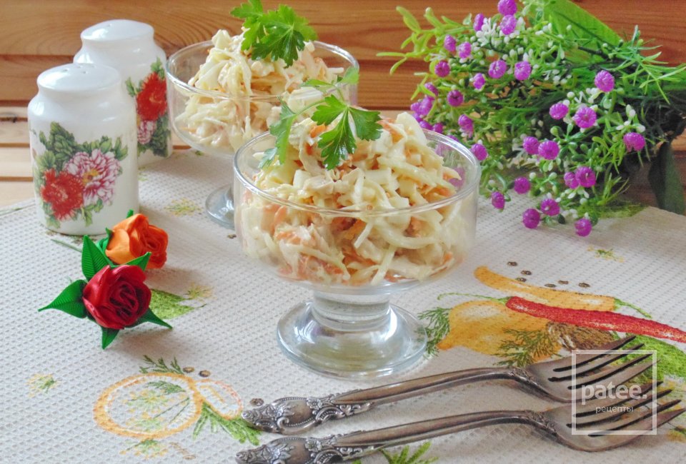 Салат из курицы с редькой "Архиерейский" - Шаг 13