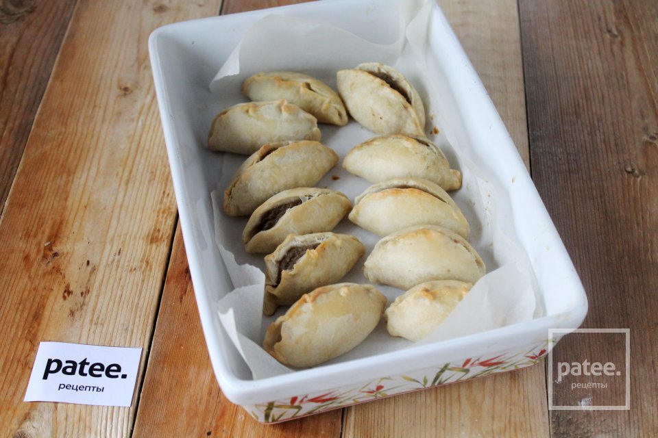Закусочные пирожки с печенкой - Шаг 12