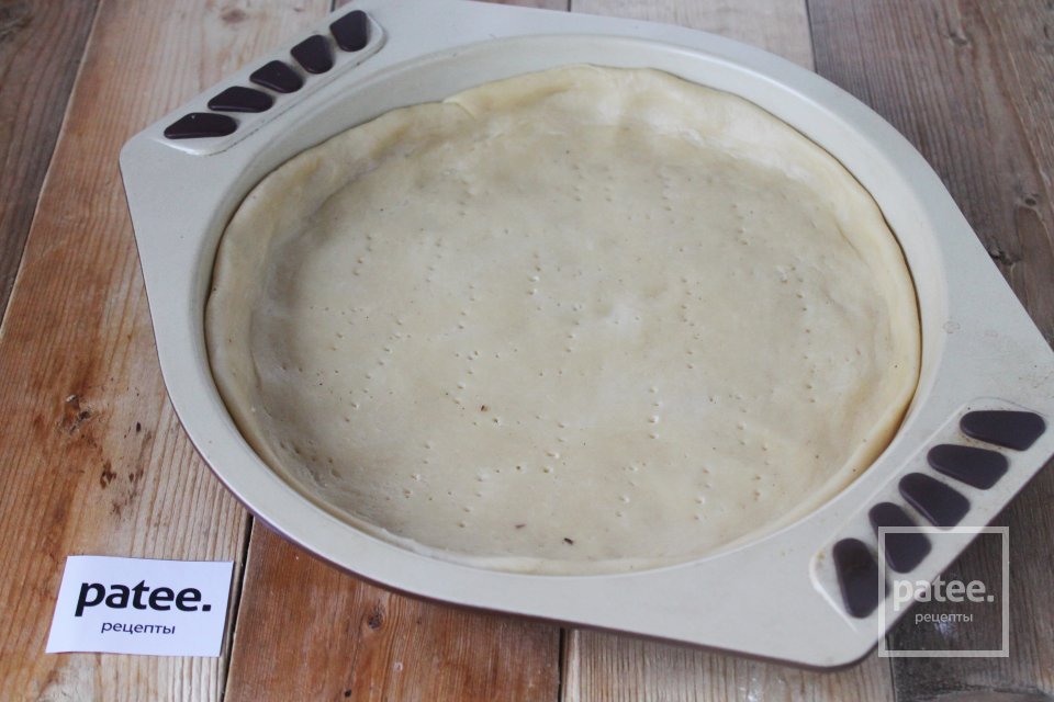 Открытый пирог с куриным паштетом - Шаг 6