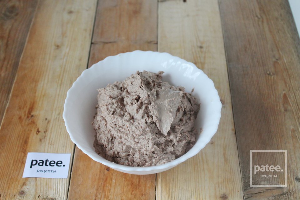 Открытый пирог с куриным паштетом - Шаг 7