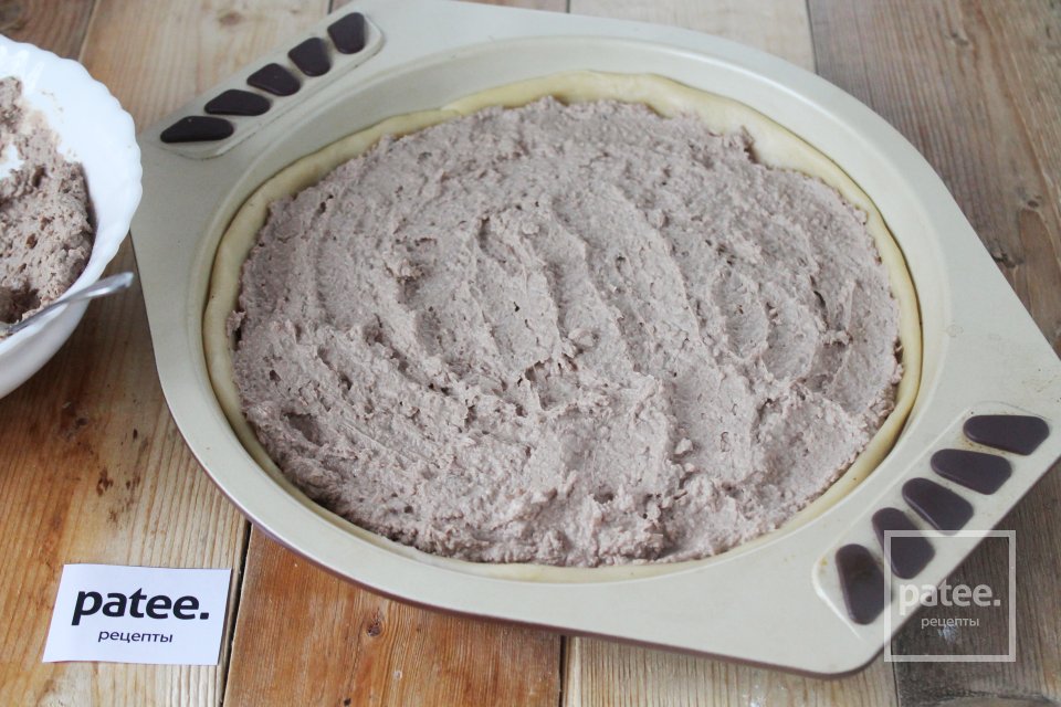 Открытый пирог с куриным паштетом - Шаг 8