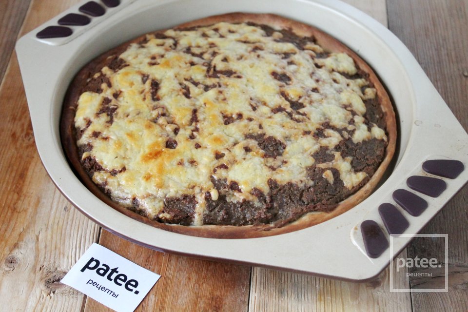 Открытый пирог с куриным паштетом - Шаг 10