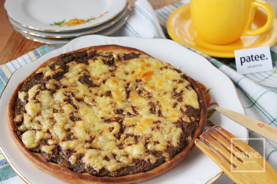 Открытый пирог с куриным паштетом - Шаг 11