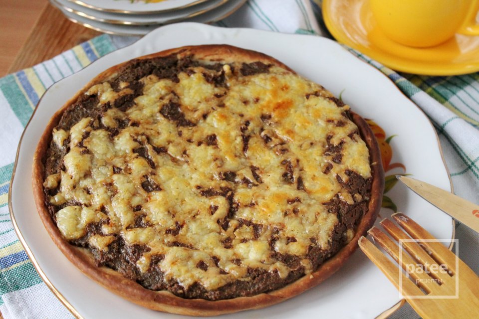 Открытый пирог с куриным паштетом - Шаг 12