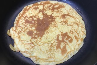 Диетические блины из кукурузной и рисовой муки на кефире