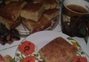 Сметанный пирог с шоколадной крошкой