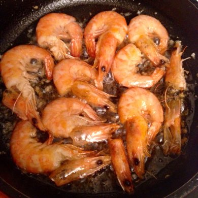 Жаренные креветки с чесноком - Шаг 3