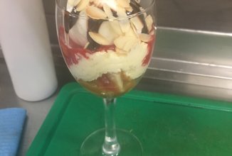 Слоеный мини десерт