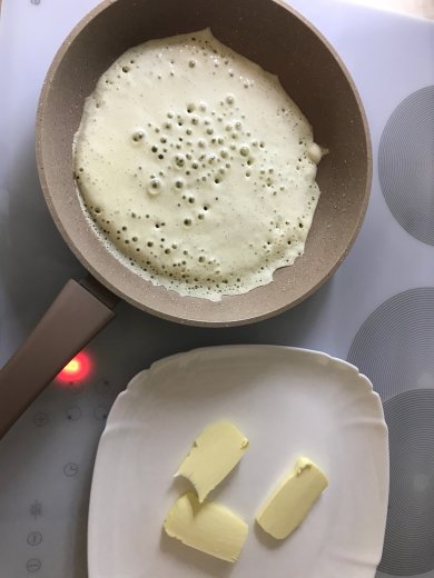 Блинчики на кефире - Шаг 4