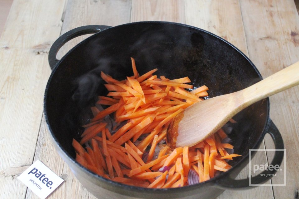 Плов с курицей в казане - Шаг 7