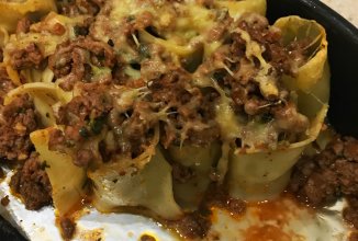 Макароны с начинкой